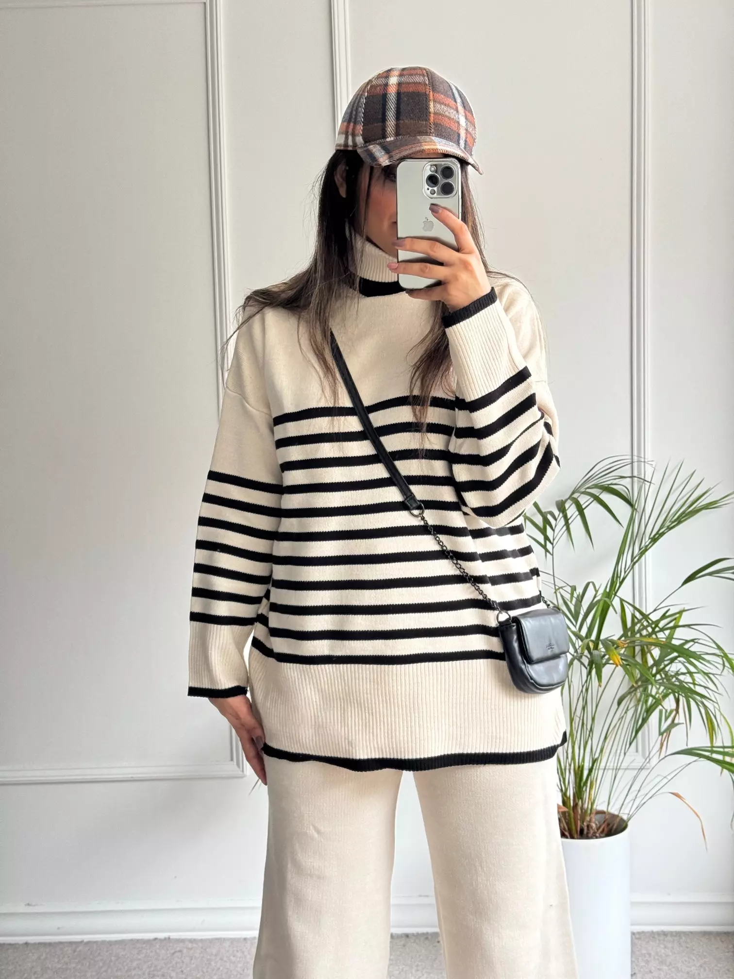 ست مانتو شلوار بافت نیکی